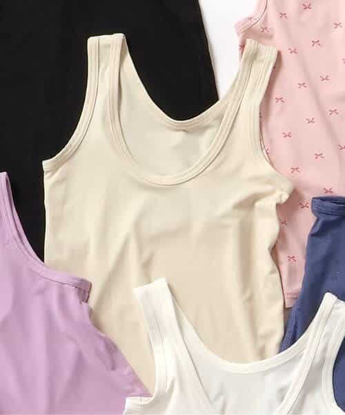 ★SALE★WEB限定 ひんやりメッシュ深あきインナータンク_吸水速乾_接触冷感