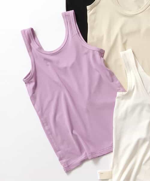 ★SALE★WEB限定 ひんやりメッシュ深あきインナータンク_吸水速乾_接触冷感