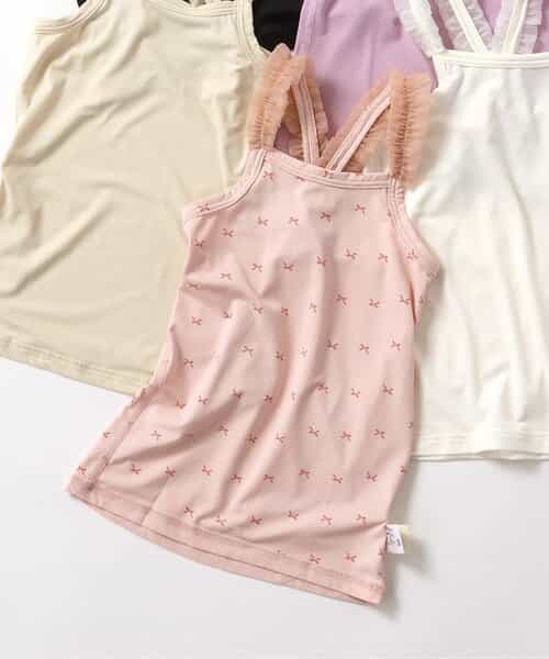 ★SALE★WEB限定 ひんやりメッシュクロスストラップキャミ_吸水速乾_接触冷感