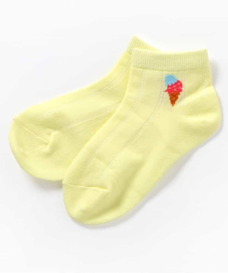 3P対象A アイス・くま・シェル吸水速乾ショートソックス