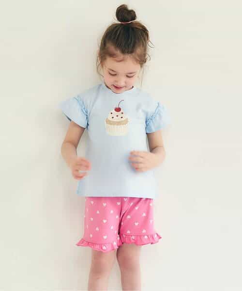 ひんやりバラエティGIRLSパジャマ  4分丈 吸水速乾 接触冷感