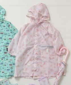 総柄ランドコート(シェル柄・くるま柄)_撥水加工