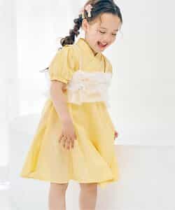 WEB限定 フリルビスチェ付きワンピース浴衣