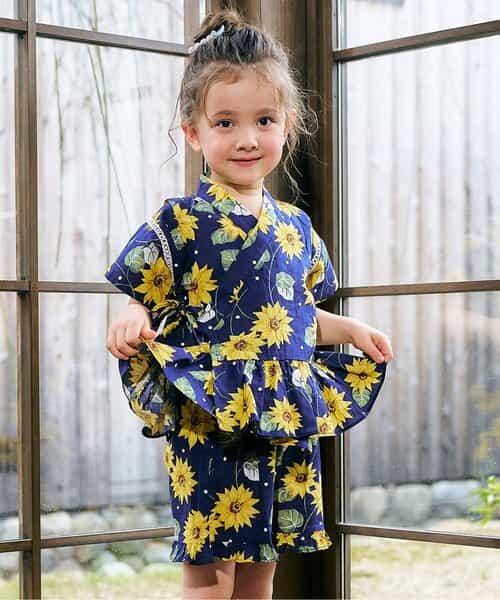 ★SALE★【リンク】アプレのはんなりGIRLS甚平