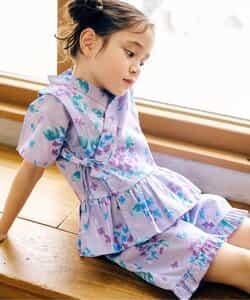 アプレのはんなりGIRLSペプラム甚平