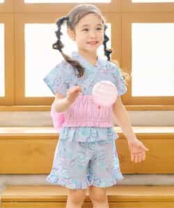 アプレのはんなりGIRLSペプラム甚平