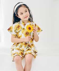 アプレのはんなりGIRLSペプラム甚平