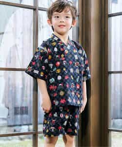 ★SALE★【リンク】アプレのはんなりBOYS甚平