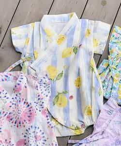 ☆SALE☆アプレのはんなりBOYSベビー甚平ロンパス（V375944）|apres 