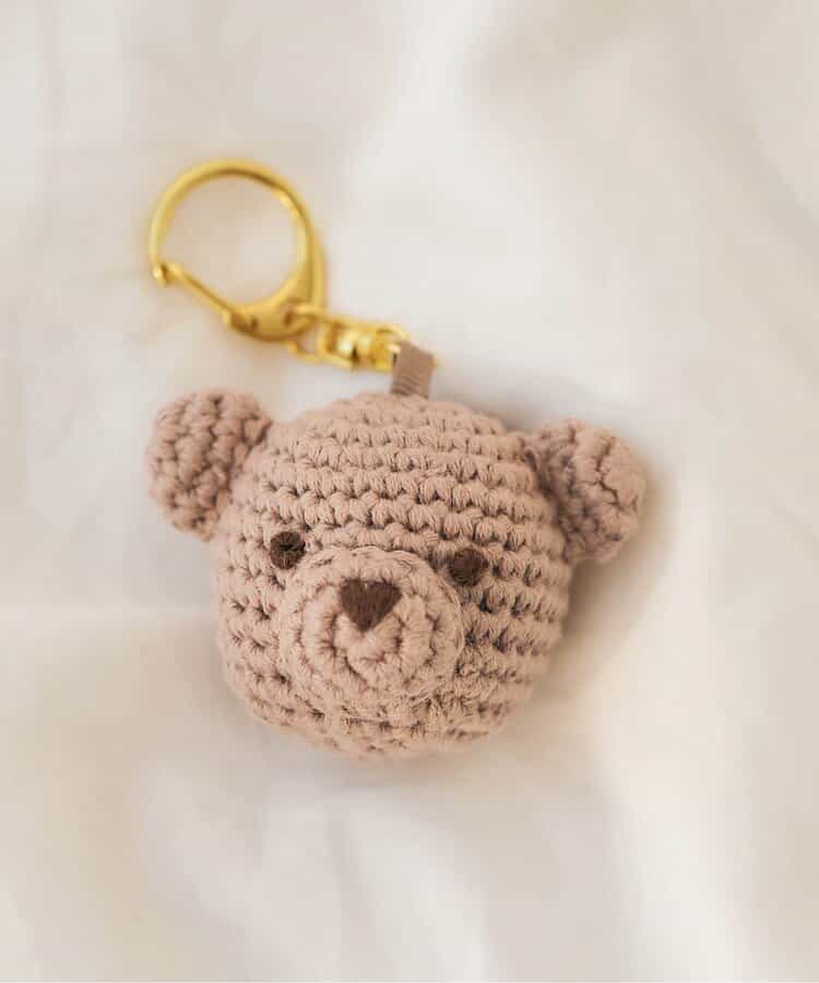 ★SALE★tiny bear 編みぐるみキーホルダー