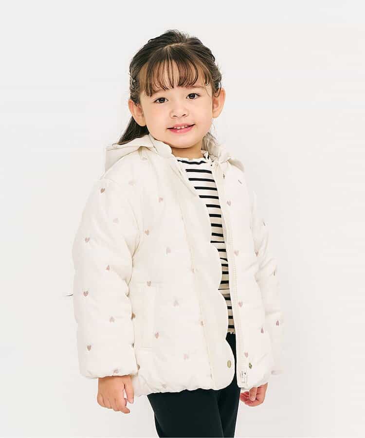 スカラップ刺繍アウター_マシンウォッシャブル