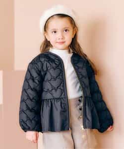 ペプラムハートキルトアウター