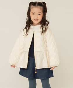 ペプラムハートキルトアウター