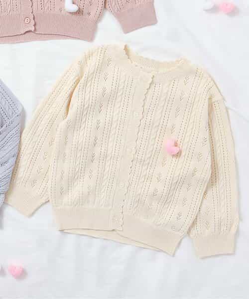 ★SALE★かぎ編みニットカーディガン