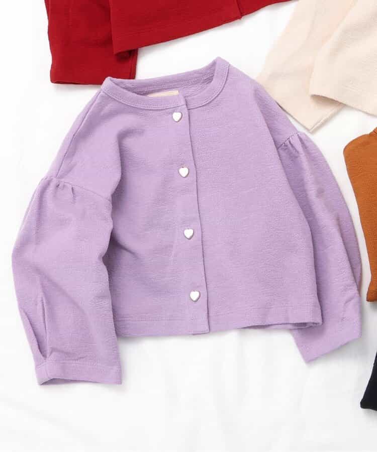 WEB限定 ハートボタンカーディガン