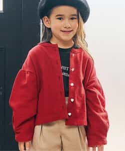 WEB限定 ハートボタンカーディガン