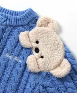 tiny bear モチーフカーディガン（V404955）|apres les cours