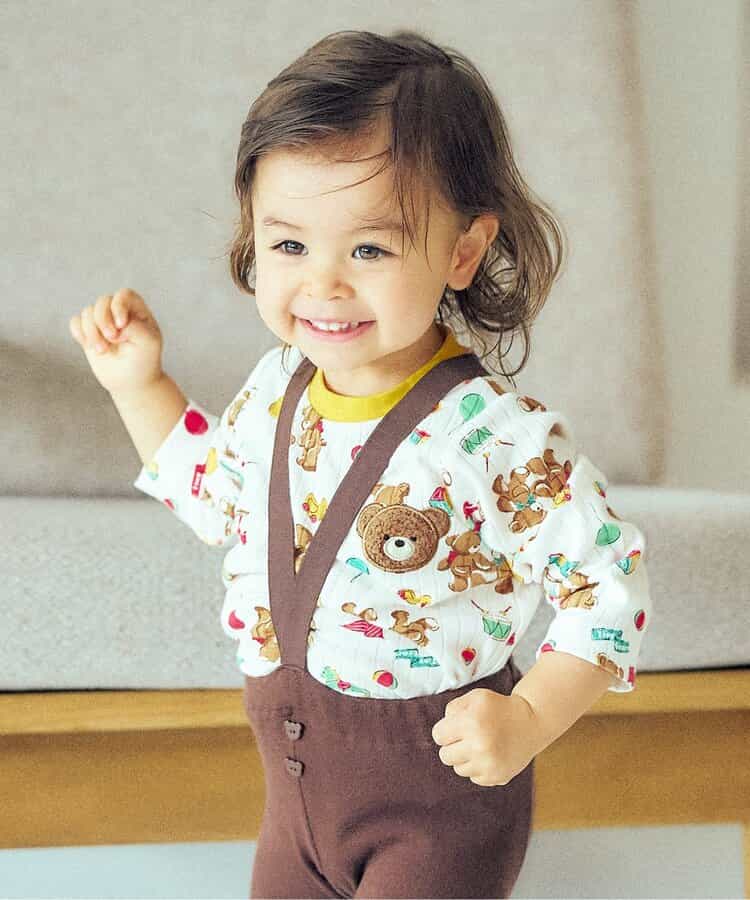 【tiny bear Palette】総柄Tシャツ(セットアップ可)