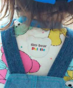★送料無料★【tiny bear Palette】総柄Tシャツ(セットアップ可)_927955