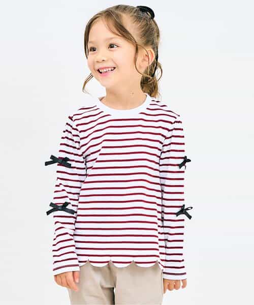 ★SALE★スカラップリボンTシャツ