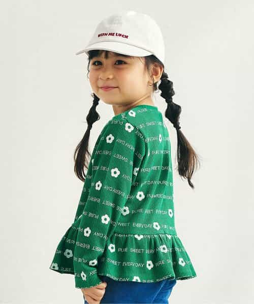 ワッフルペプラムTシャツ