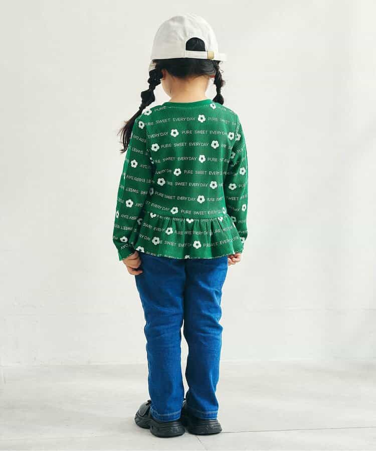 ワッフルペプラムTシャツ_942898