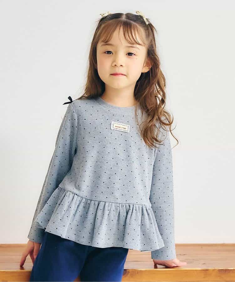 ワッフルペプラムTシャツ