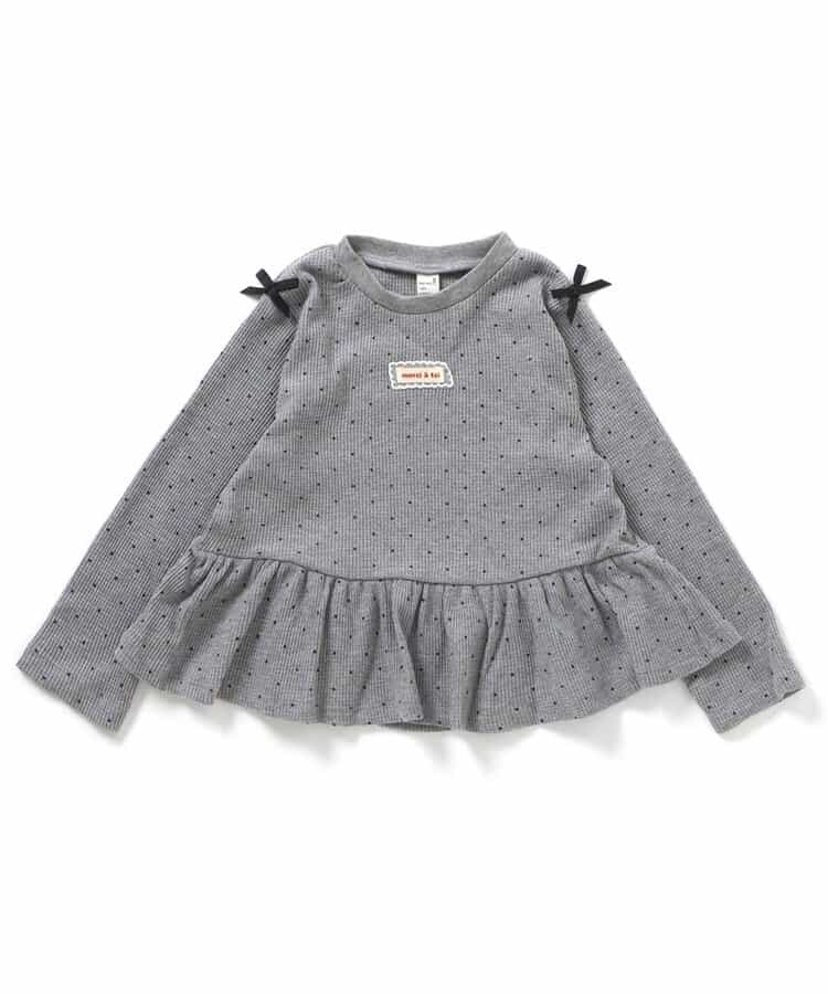 ワッフルペプラムTシャツ_942899