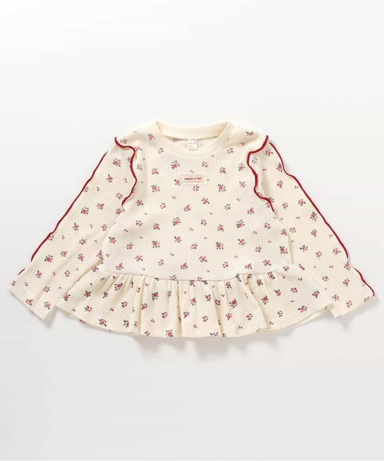 ワッフルペプラムTシャツ_942903