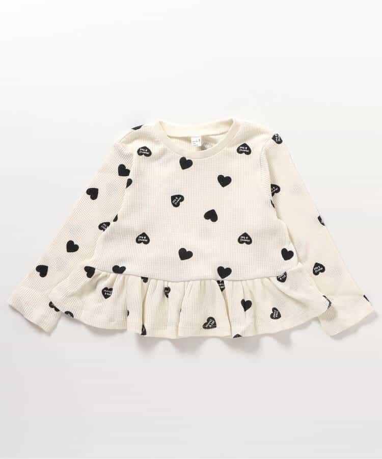 ワッフルペプラムTシャツ_942907