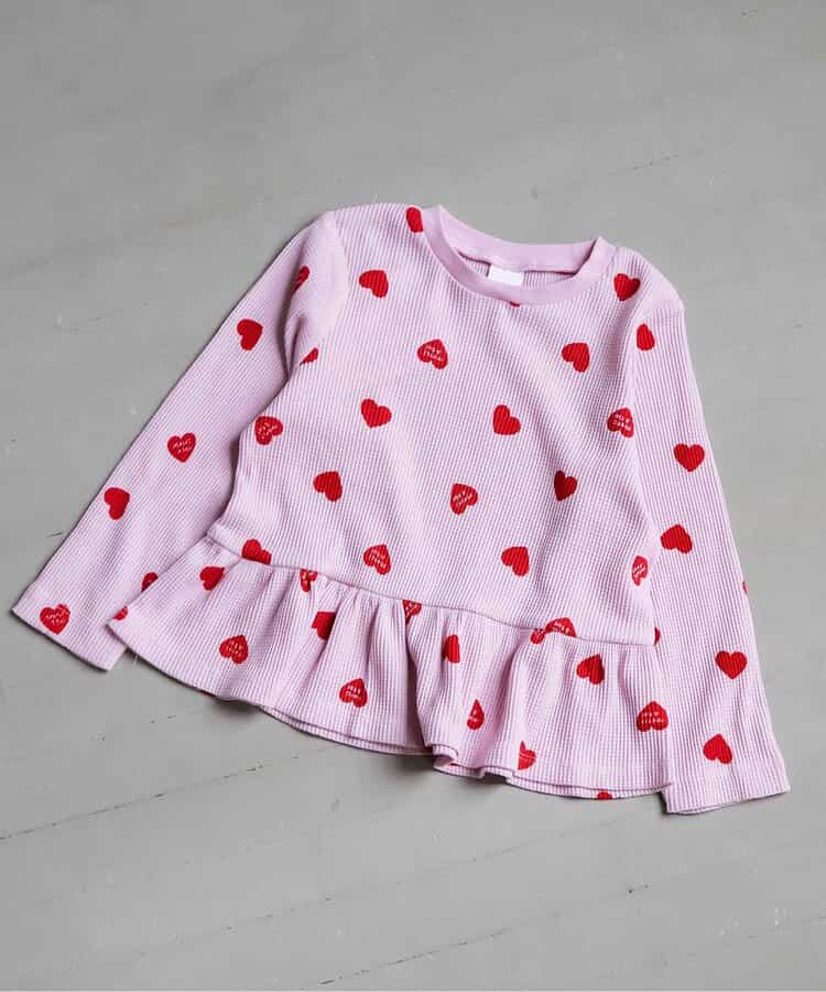 ワッフルペプラムTシャツ
