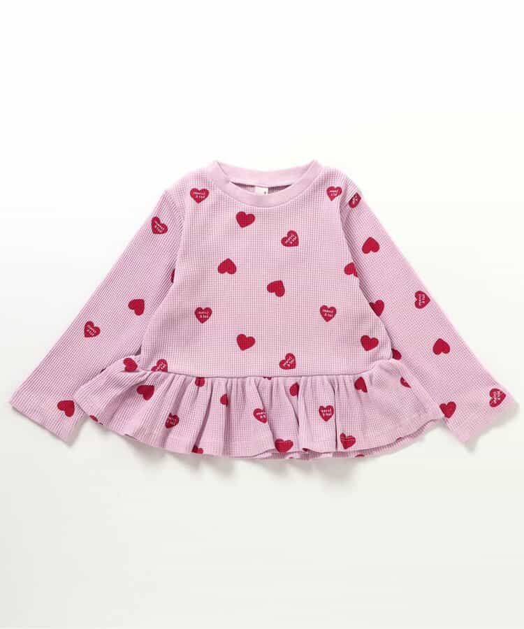 ワッフルペプラムTシャツ_942908