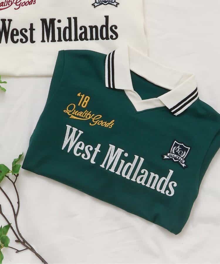 襟付きユニフォーム風Tシャツ