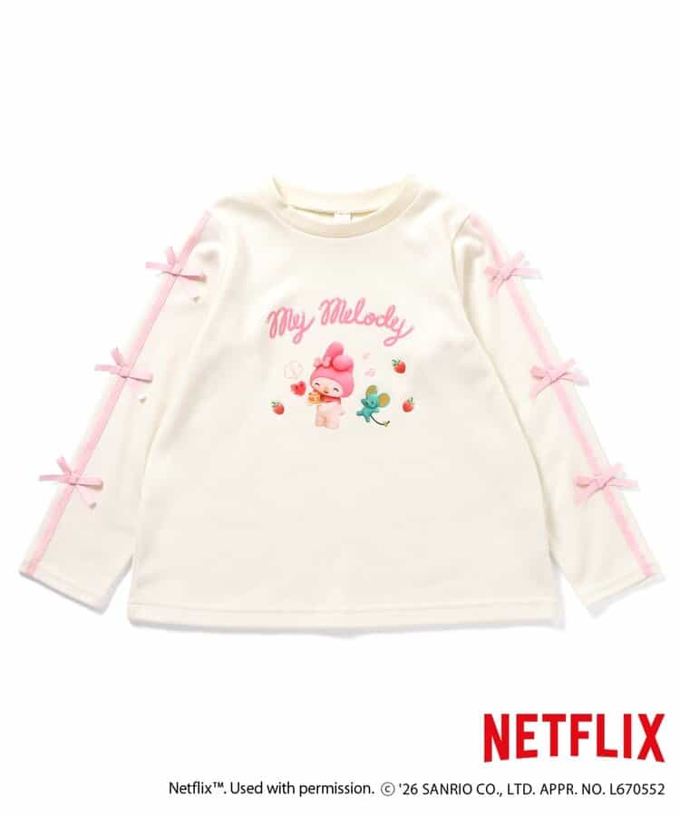 【マイメロディ＆クロミ】NETFLIX MYMELODY＆KUROMI 転写Tシャツ _940314