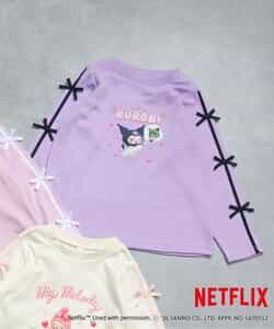 【マイメロディ＆クロミ】NETFLIX MYMELODY＆KUROMI 転写Tシャツ _940312