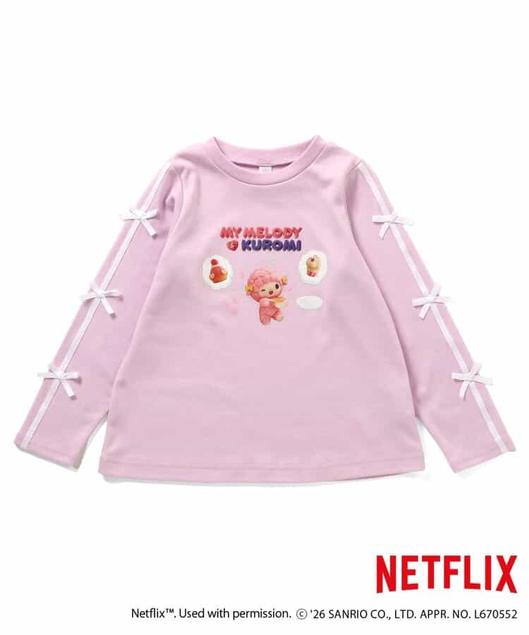 【マイメロディ＆クロミ】NETFLIX MYMELODY＆KUROMI 転写Tシャツ _940316
