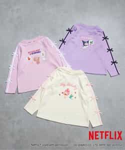 【マイメロディ＆クロミ】NETFLIX MYMELODY＆KUROMI 転写Tシャツ _940319