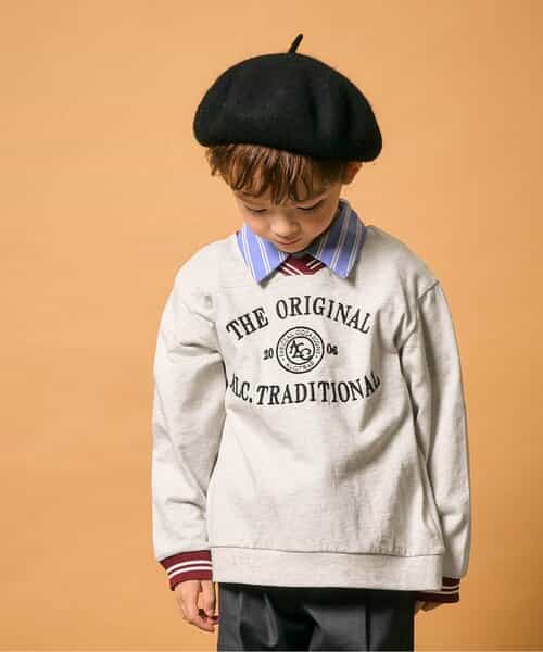 ★SALE★ラインリブカレッジTシャツ