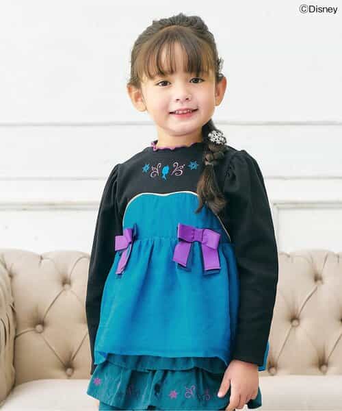 ★【クリスマスセール】期間限定SALE★ディズニーキャラクターペプラムトップス