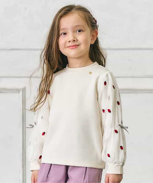 WEB限定 3柄シアースリーブトップス