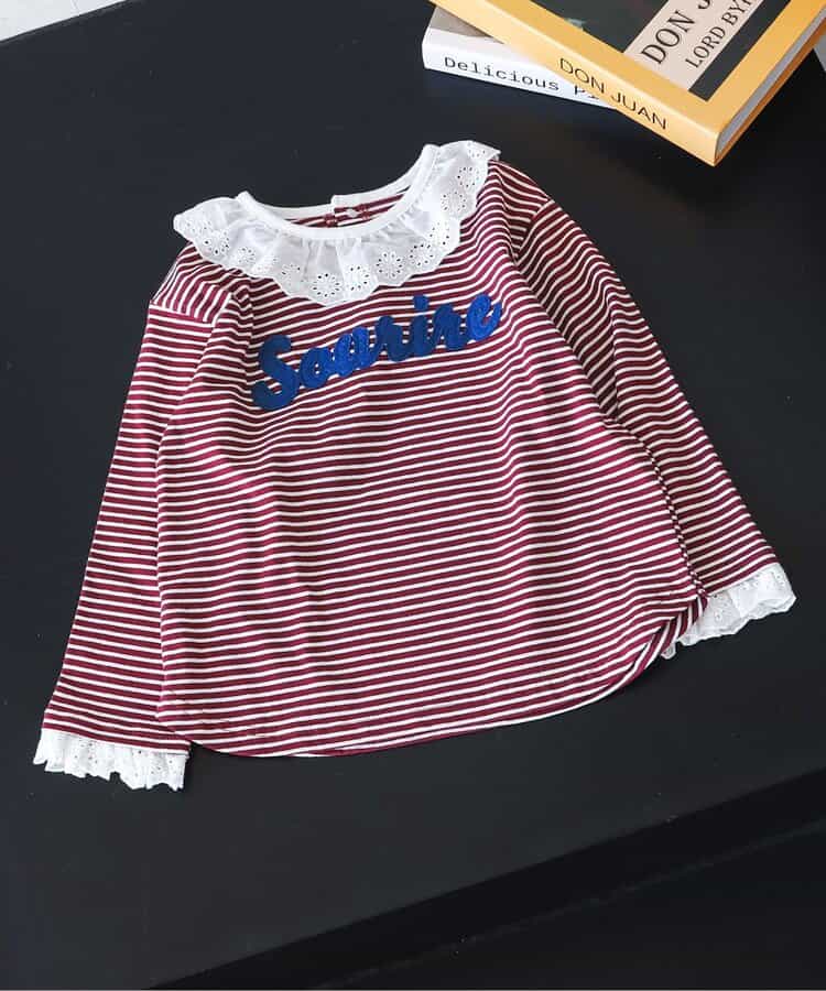 レースドッキングロゴTシャツ