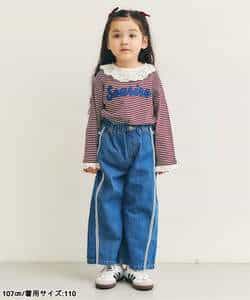★タイムセール★レースドッキングロゴTシャツ_987049