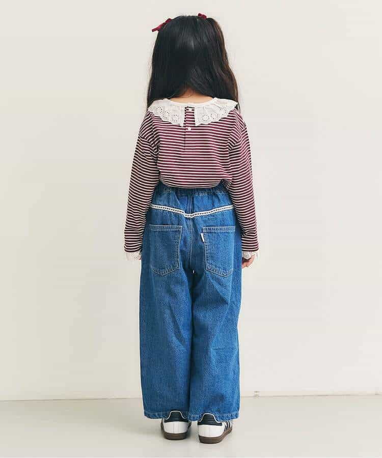★タイムセール★レースドッキングロゴTシャツ_987050