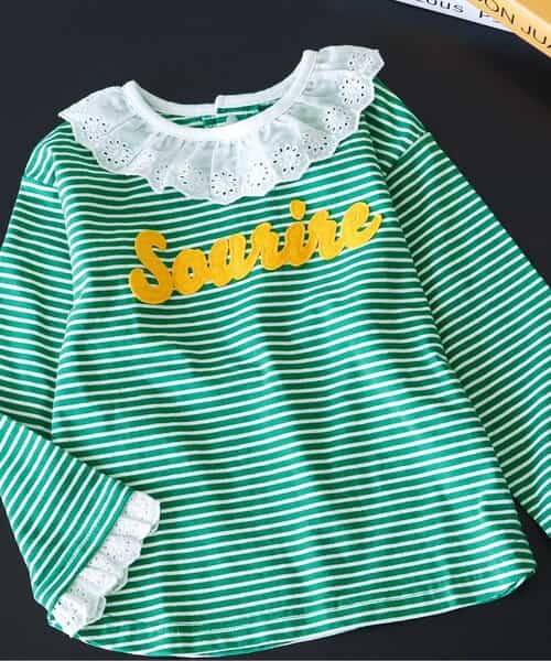 レースドッキングロゴTシャツ