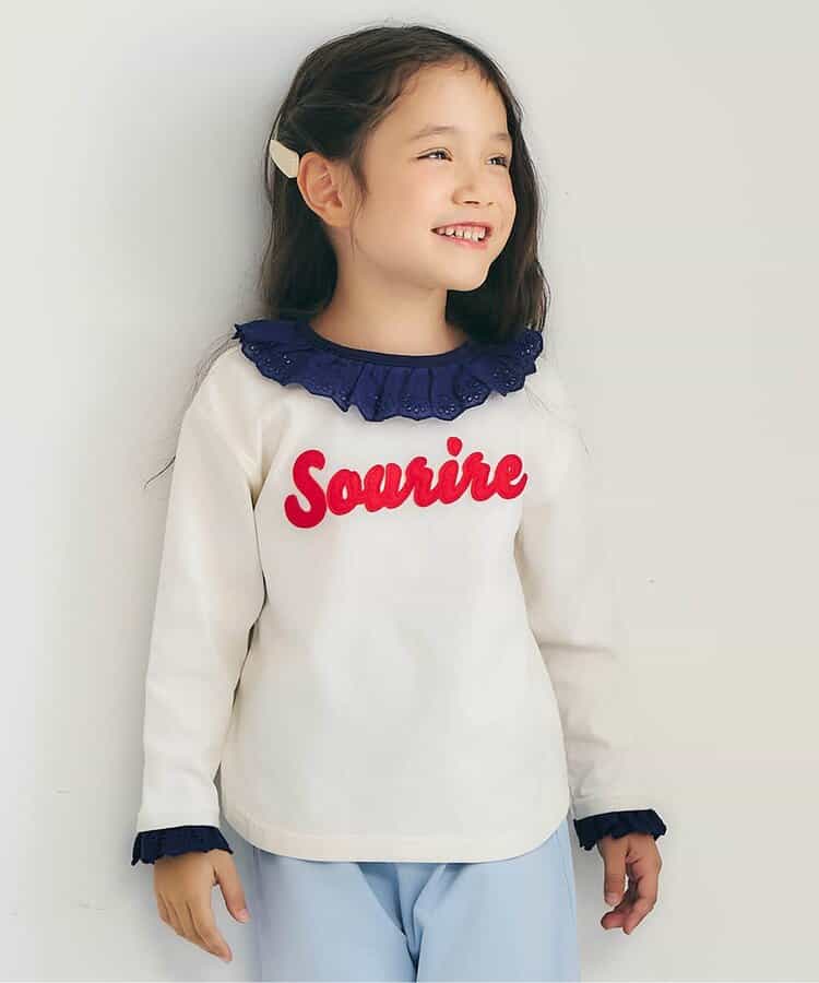 レースドッキングロゴTシャツ