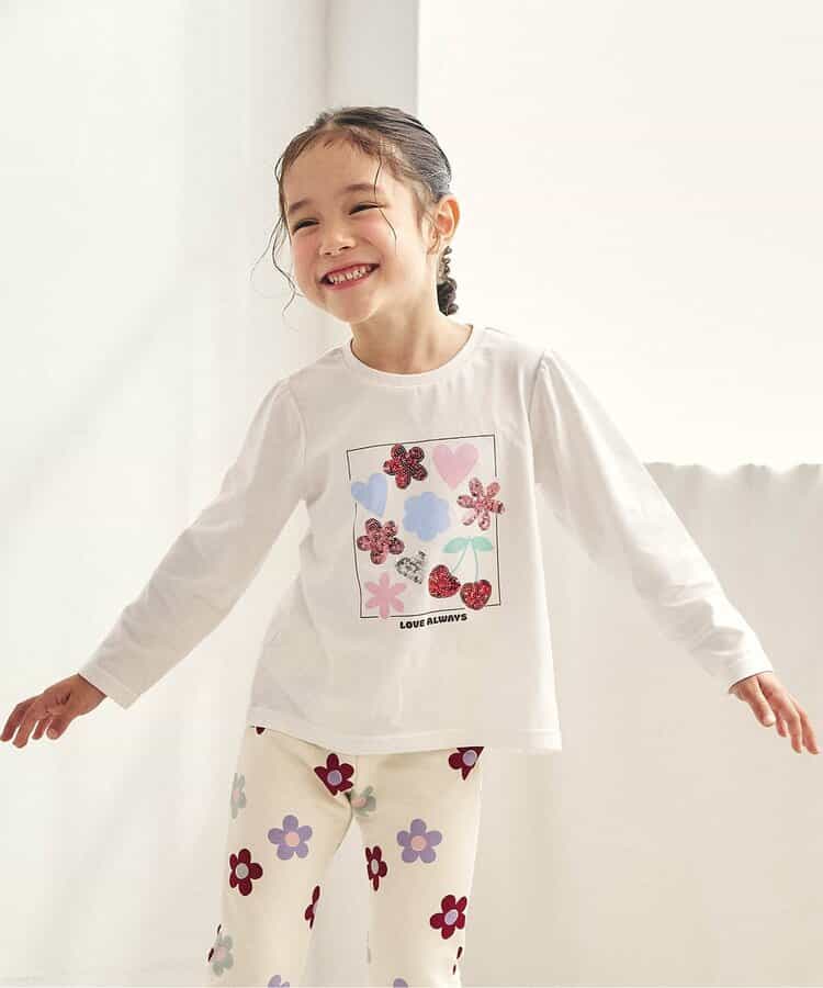 モチーフスカラップTシャツ