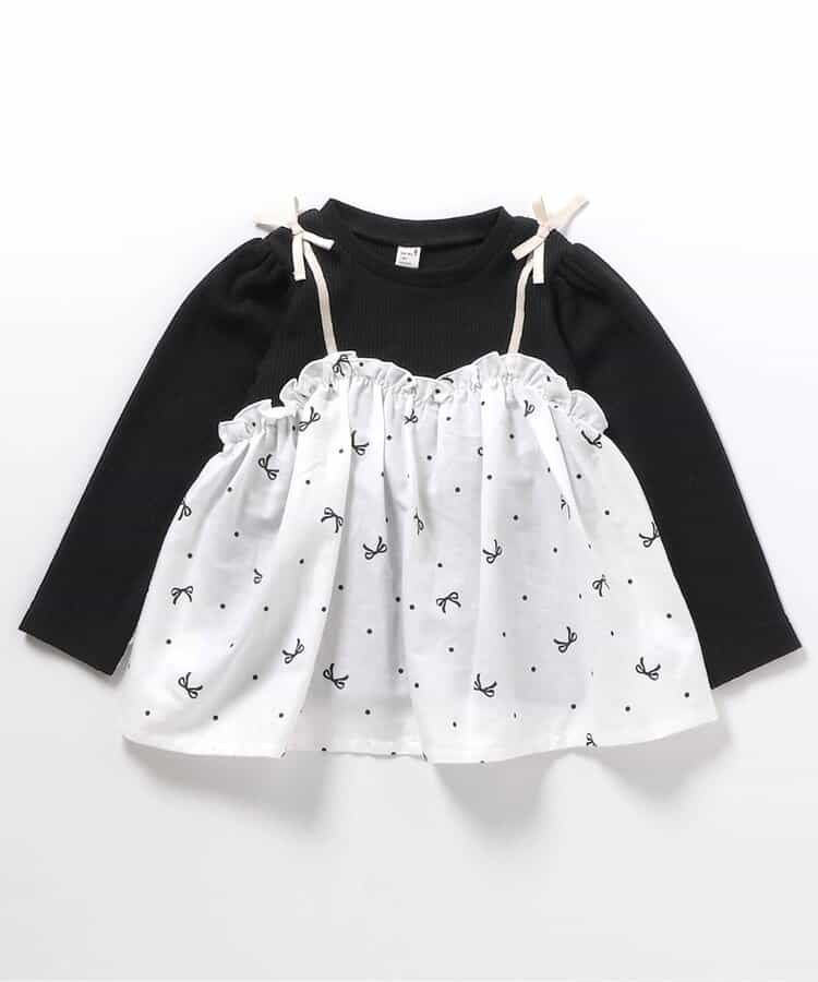 ワッフルドッキングフレアトップス