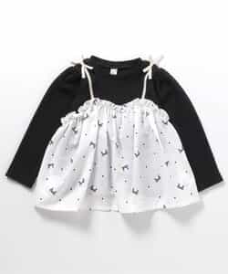 ★SALE★ワッフルドッキングフレアトップス