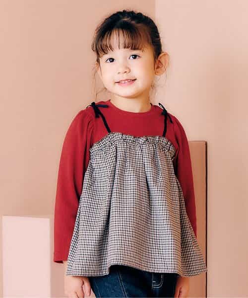 ★SALE★ワッフルドッキングフレアトップス