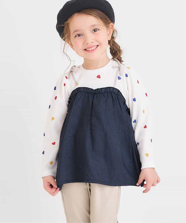 ワッフルドッキングフレアトップス